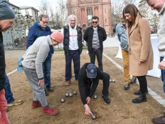 Luisenplatz: Boulebahnen wieder offen und Verleih per App verfügbar