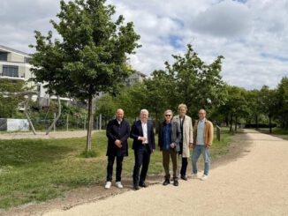 Neue Verbindung in Kastel bringt Helling Höfe direkt an das Rheinufer