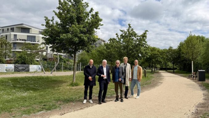 Neue Verbindung in Kastel bringt Helling Höfe direkt an das Rheinufer Neue Verbindung in Kastel bringt Helling Höfe direkt an das Rheinufer