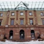 Selbst geschlagene Nordmanntannen aus dem Stadtwald am 13. Dezember