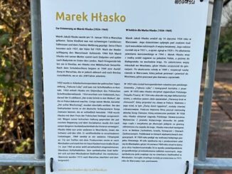 Wiesbaden bringt Erinnerungstafel für den polnischen Schriftsteller Marek Hłasko an seinem Sterbehaus an